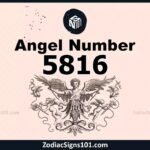 5816 Angel Number Spiritual Meaning And Significance