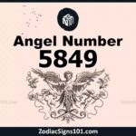 5849 Angel Number Spiritual Meaning And Significance