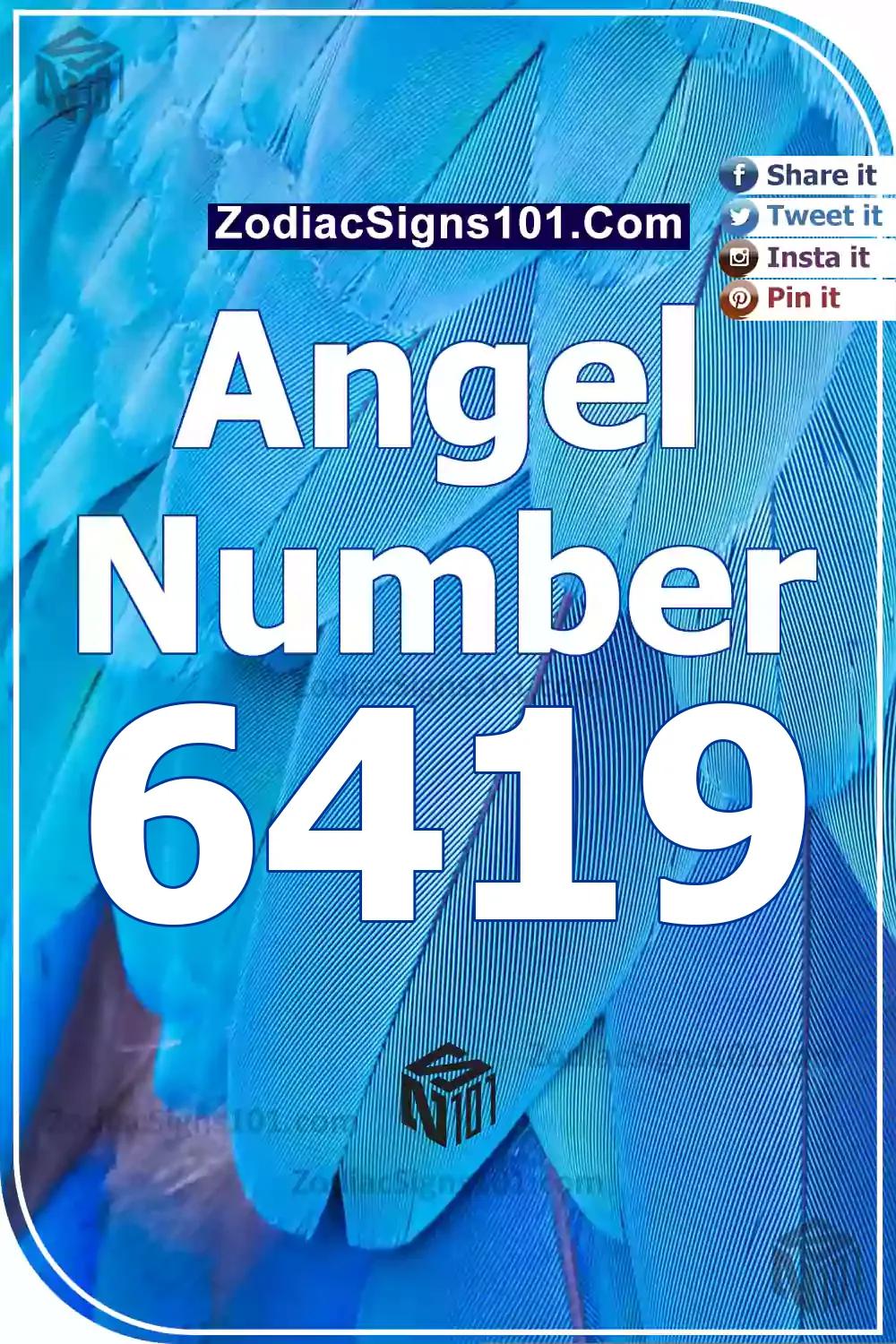 6419 Angel Number Meaning