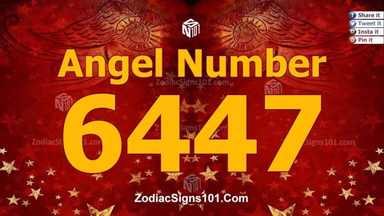 6447 Angel Number Spiritual Meaning And Significance