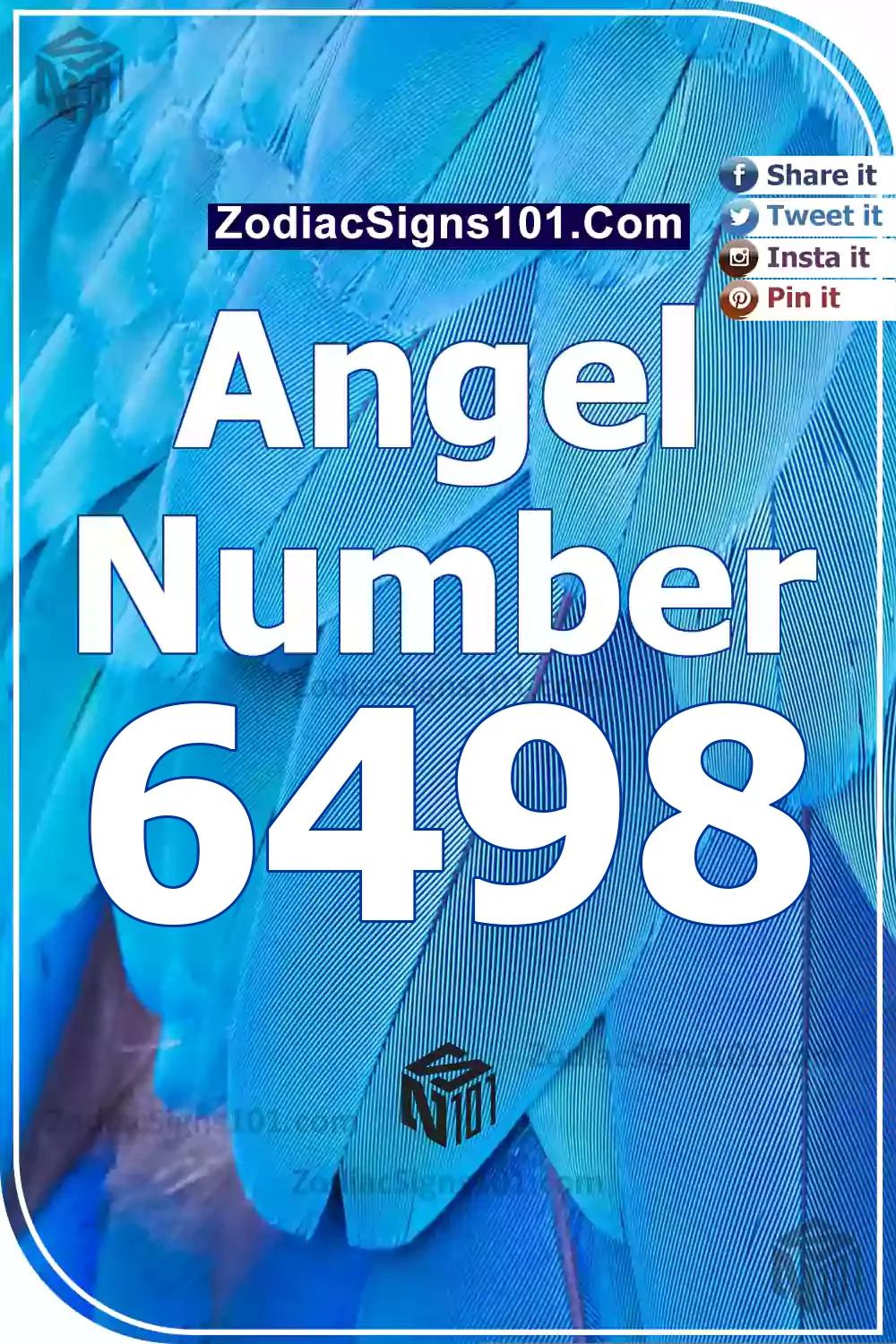 6498 Angel Number Meaning