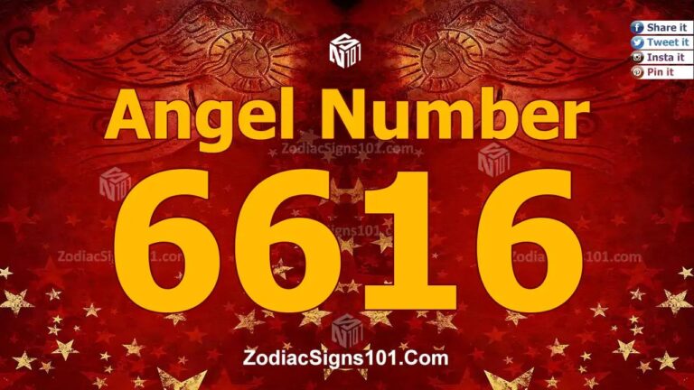 6616 Angel Number Spiritual Meaning And Significance