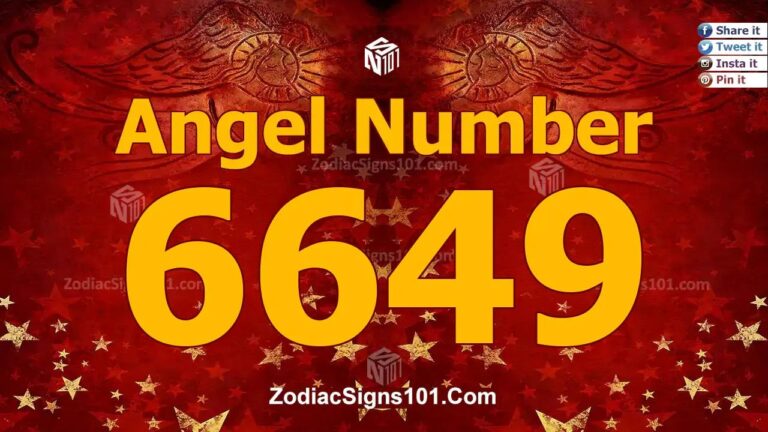 6649 Angel Number Spiritual Meaning And Significance