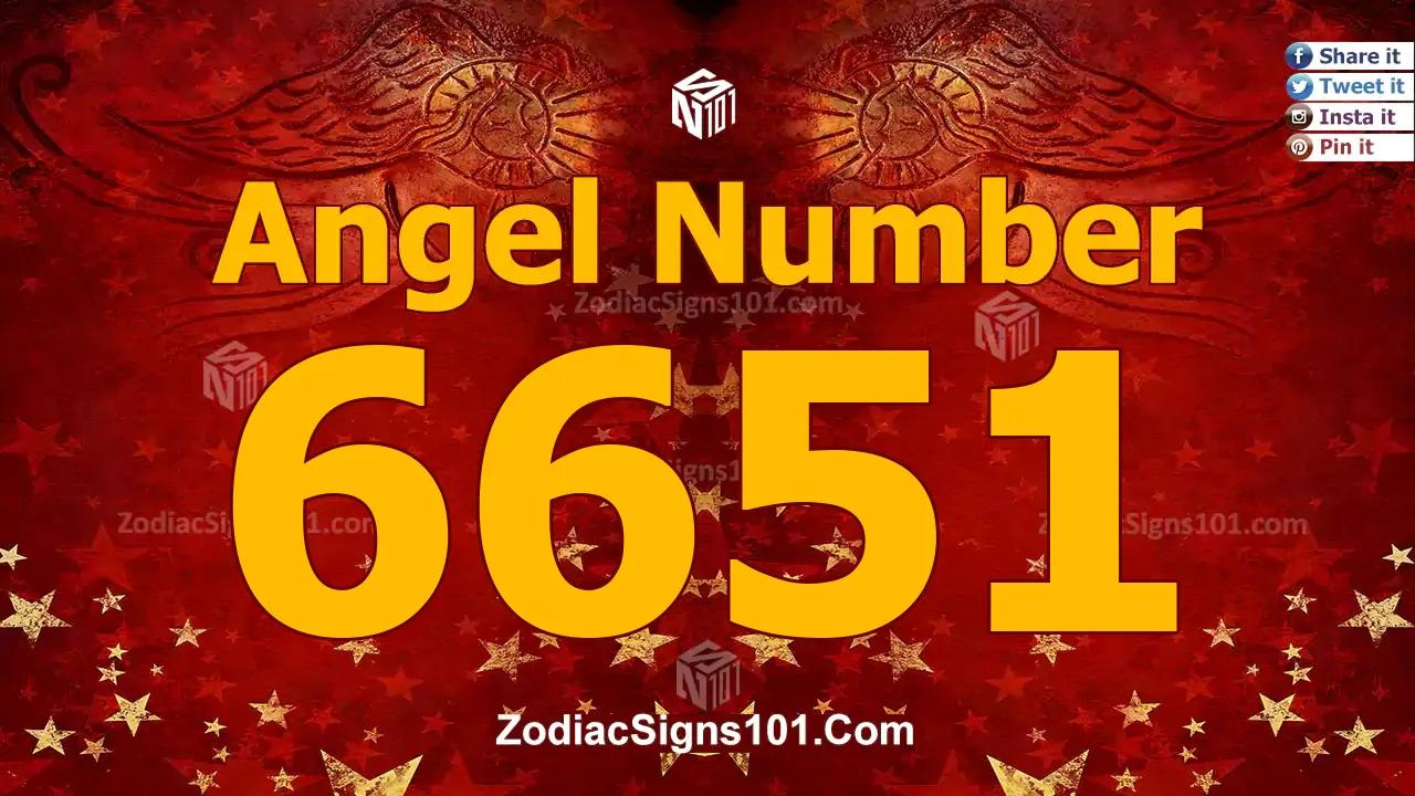 6651 Angel Number Spiritual Meaning And Significance