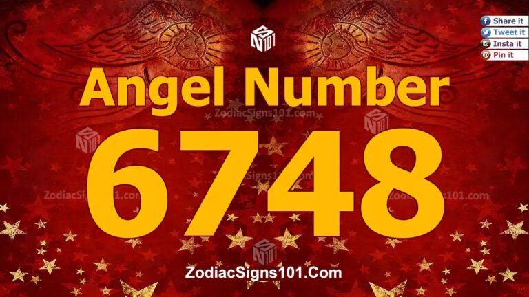 6748 Angel Number Spiritual Meaning And Significance