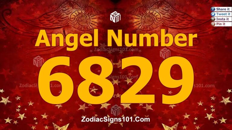 6829 Angel Number Spiritual Meaning And Significance