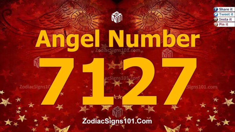 7127 Angel Number Spiritual Meaning And Significance