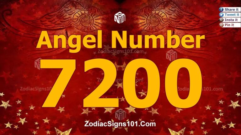 7200 Angel Number Spiritual Meaning And Significance