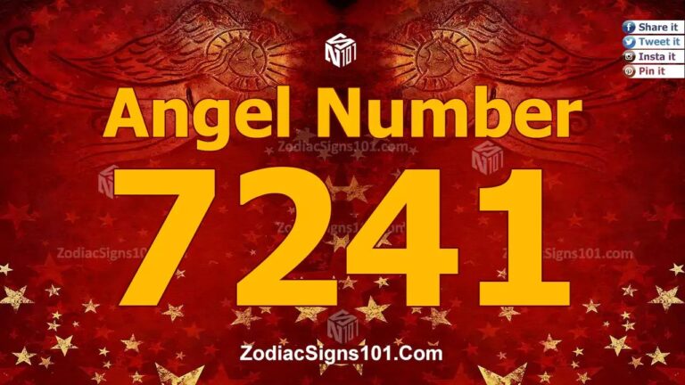 7241 Angel Number Spiritual Meaning And Significance