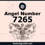 7265 Angel Number Spiritual Meaning And Significance