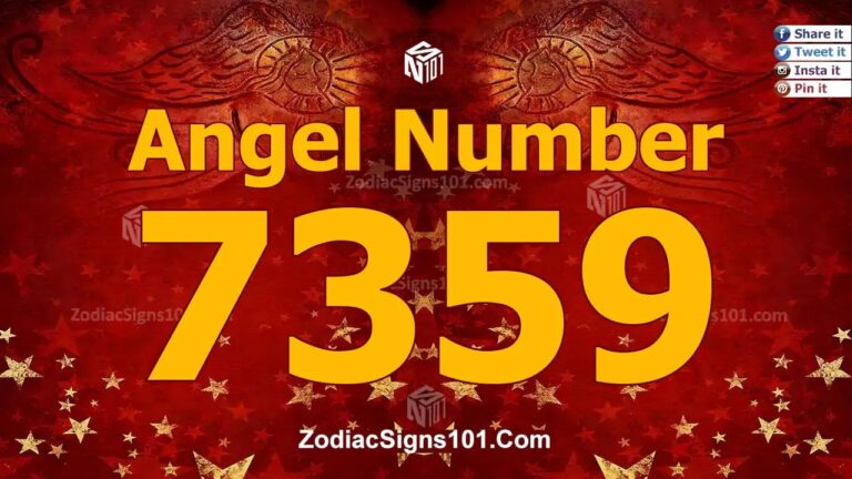 7359 Angel Number Spiritual Meaning And Significance