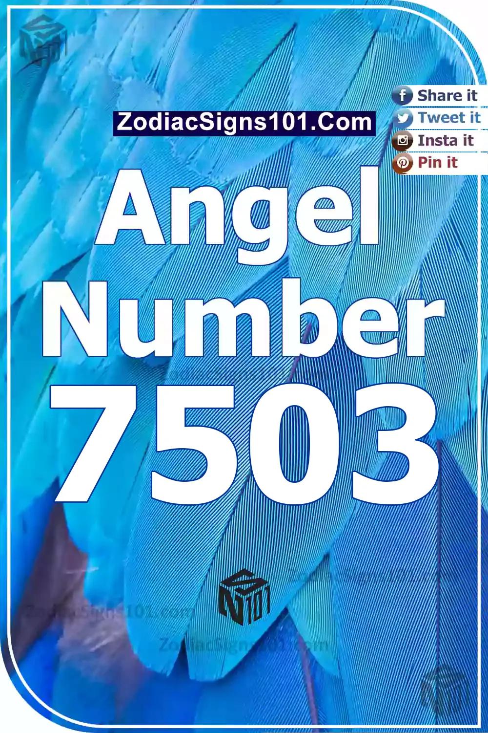 7503 Angel Number Meaning