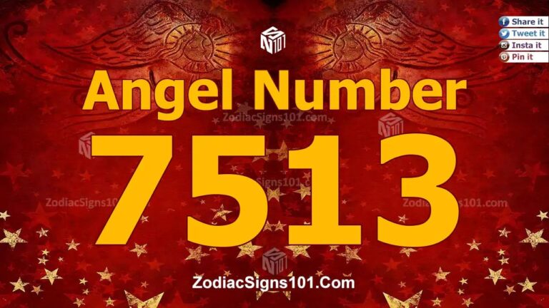 7513 Angel Number Spiritual Meaning And Significance