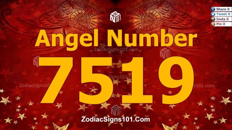 7519 Angel Number Spiritual Meaning And Significance