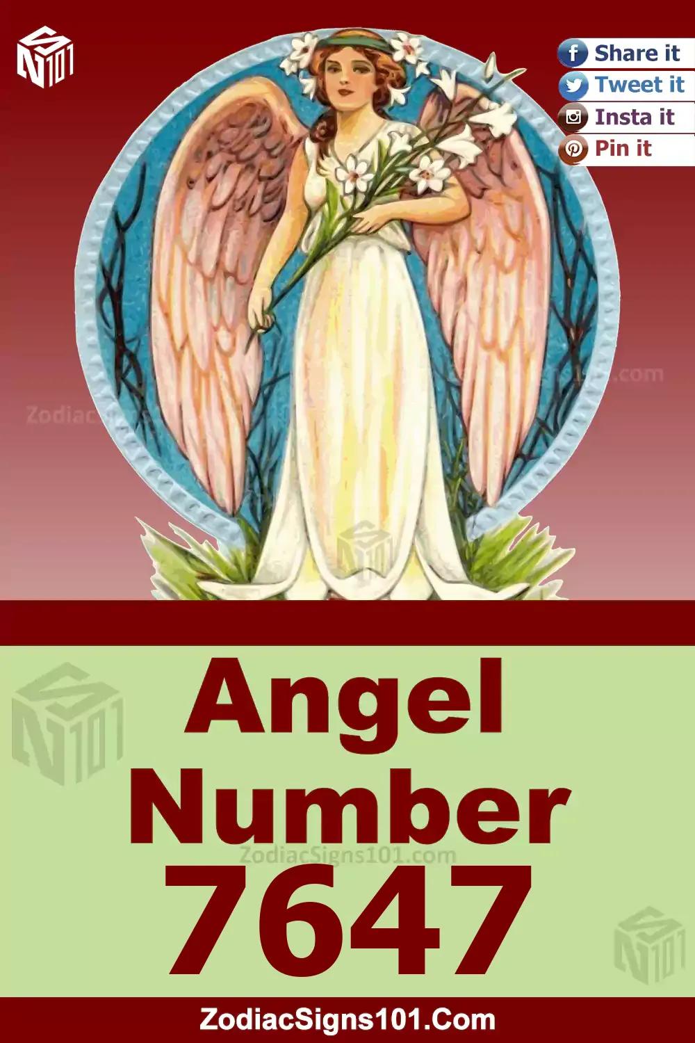 7647 Angel Number Meaning