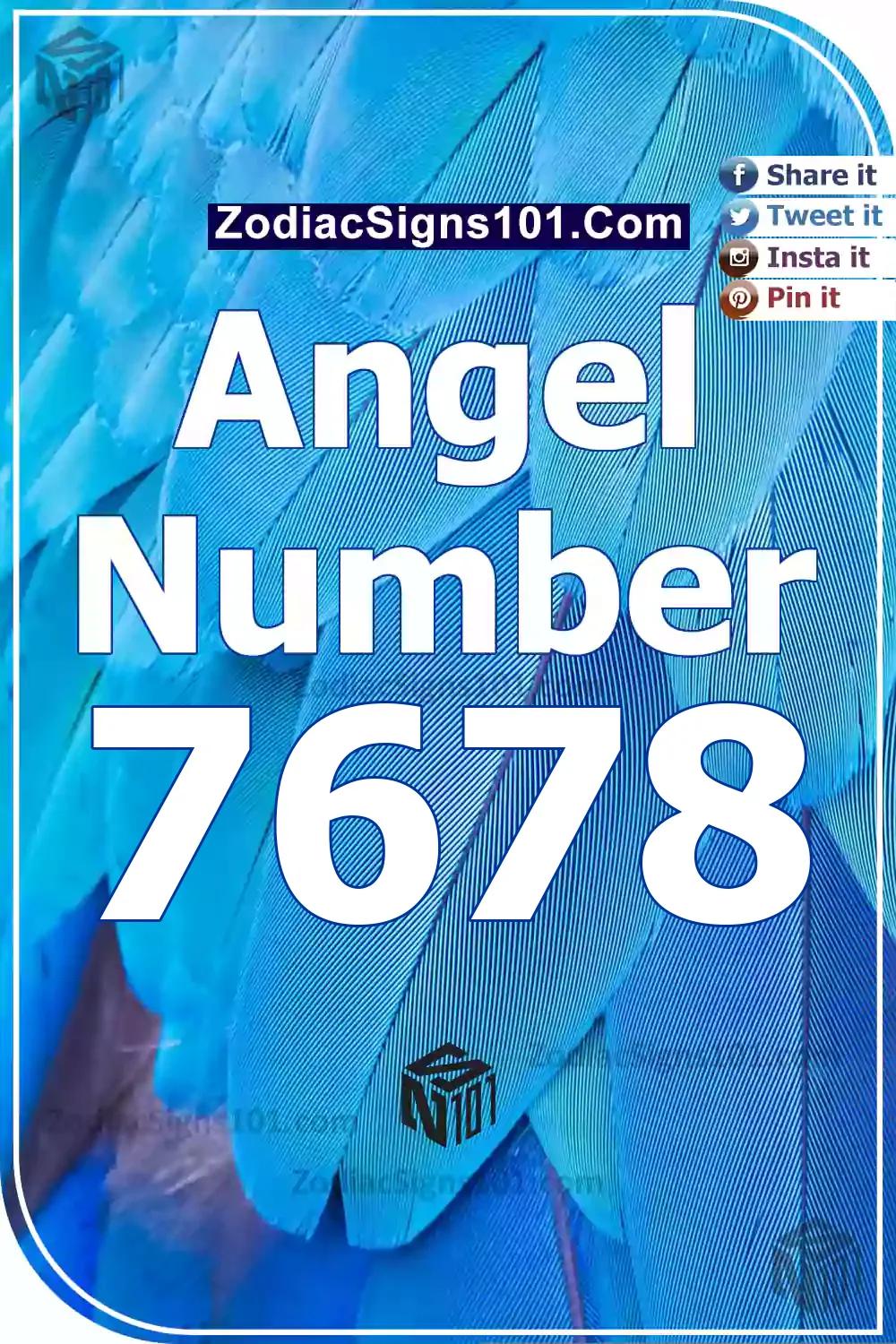 7678 Angel Number Meaning