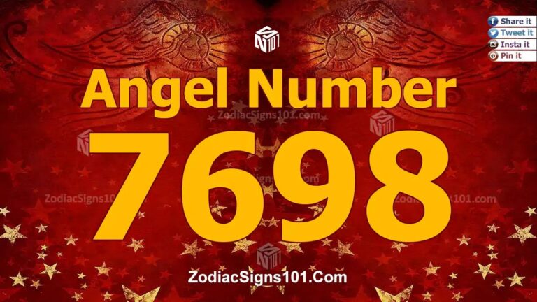 7698 Angel Number Spiritual Meaning And Significance