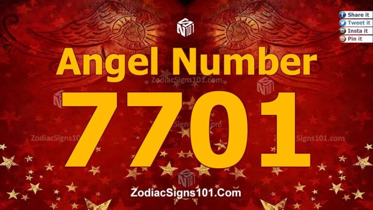 7701 Angel Number Spiritual Meaning And Significance