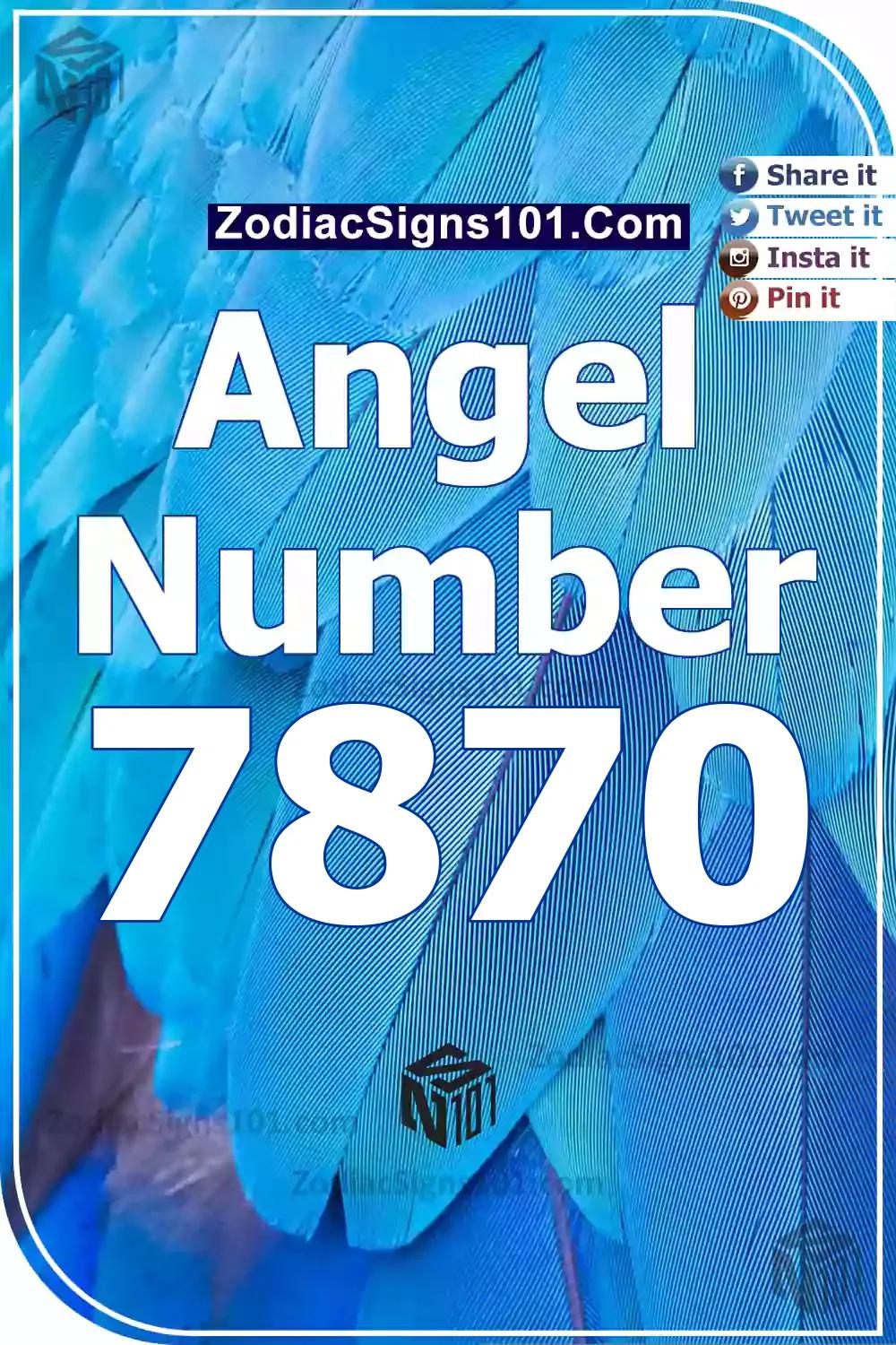 7870 Angel Number Meaning