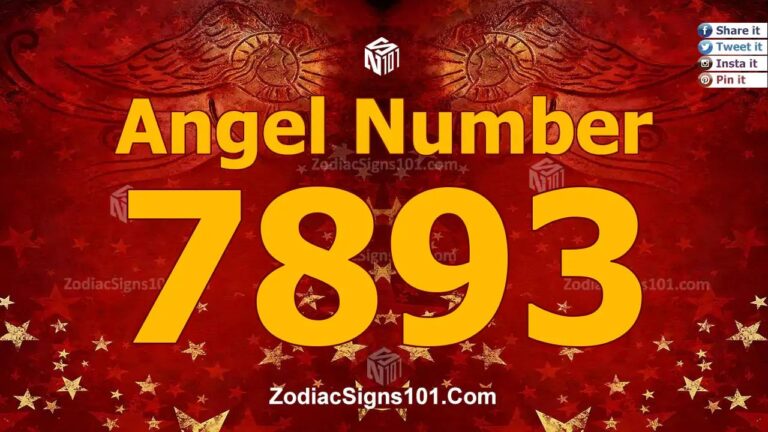 7893 Angel Number Spiritual Meaning And Significance