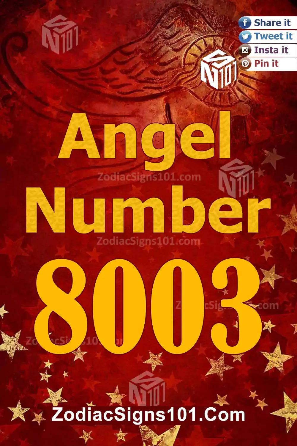 8003 Angel Number Meaning