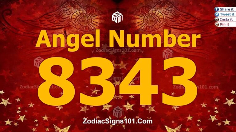 8343 Angel Number Spiritual Meaning And Significance