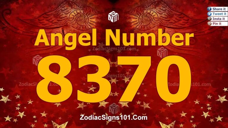 8370 Angel Number Spiritual Meaning And Significance