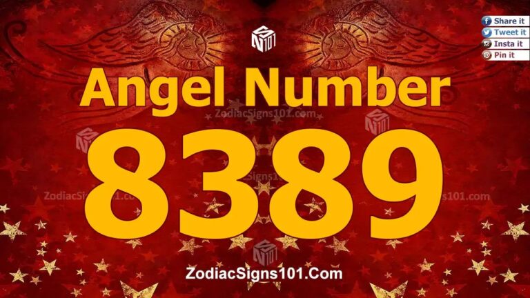 8389 Angel Number Spiritual Meaning And Significance
