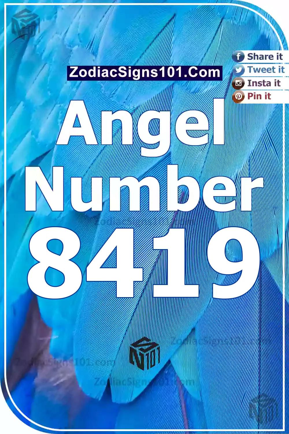 8419 Angel Number Meaning