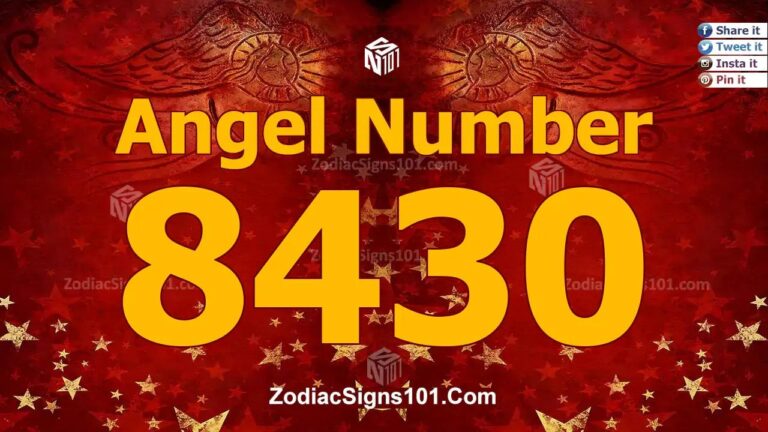 8430 Angel Number Spiritual Meaning And Significance