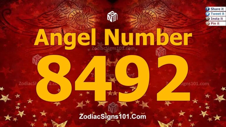 8492 Angel Number Spiritual Meaning And Significance