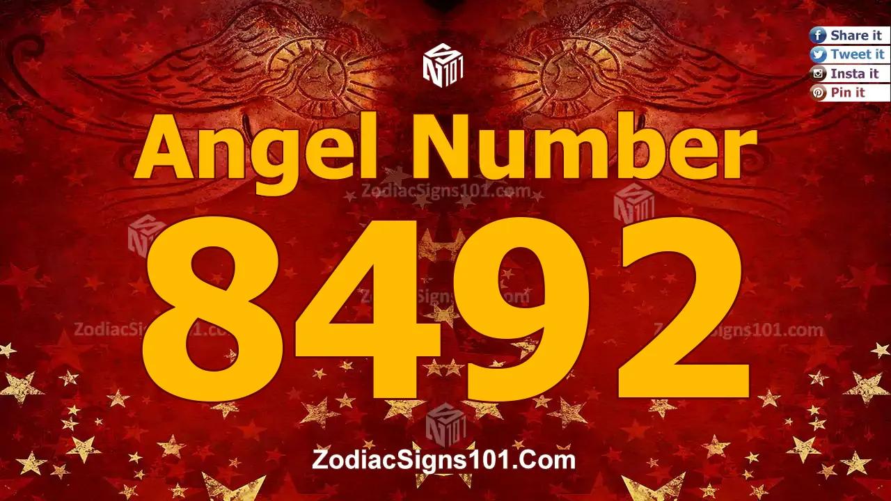 8492 Angel Number Spiritual Meaning And Significance
