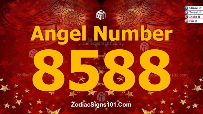 8588 Angel Number Spiritual Meaning And Significance