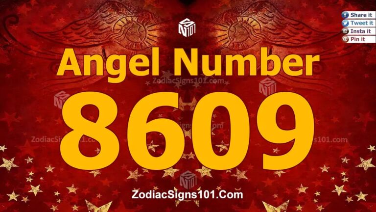 8609 Angel Number Spiritual Meaning And Significance