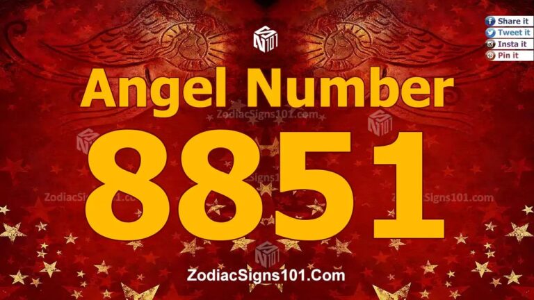 8851 Angel Number Spiritual Meaning And Significance