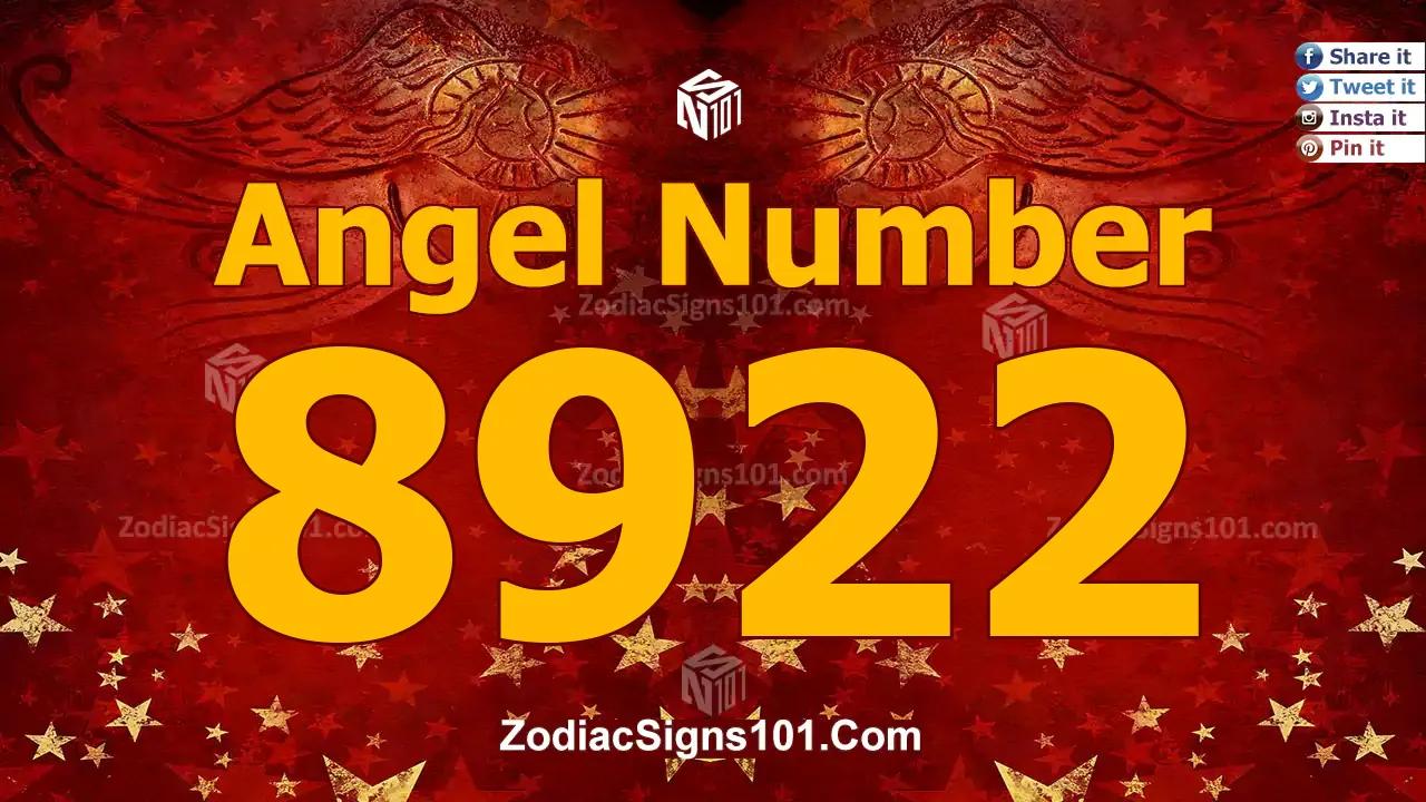 8922 Angel Number Spiritual Meaning And Significance