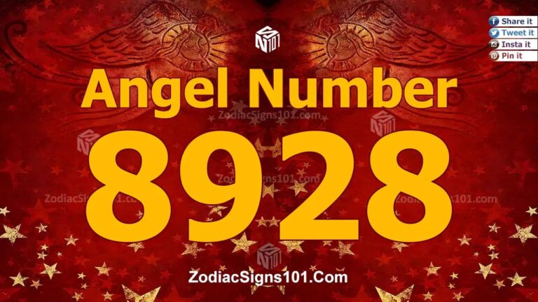 8928 Angel Number Spiritual Meaning And Significance