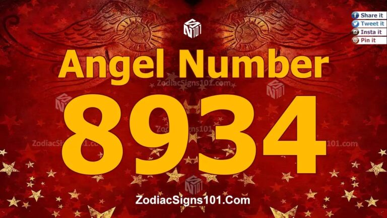 8934 Angel Number Spiritual Meaning And Significance