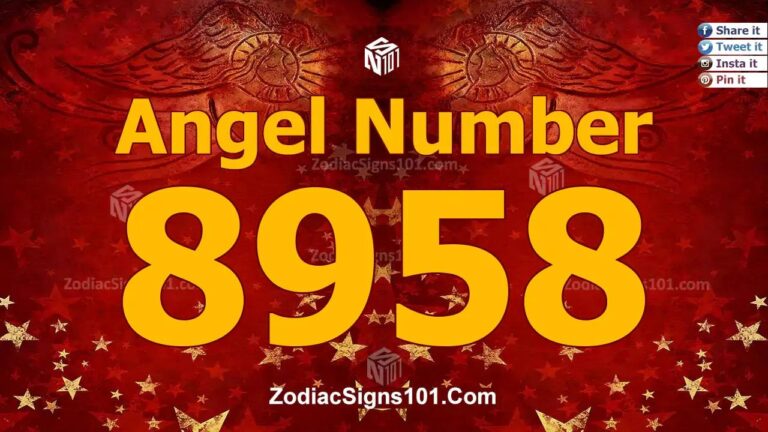 8958 Angel Number Spiritual Meaning And Significance