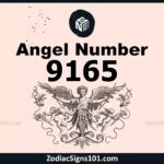 9165 Angel Number Spiritual Meaning And Significance