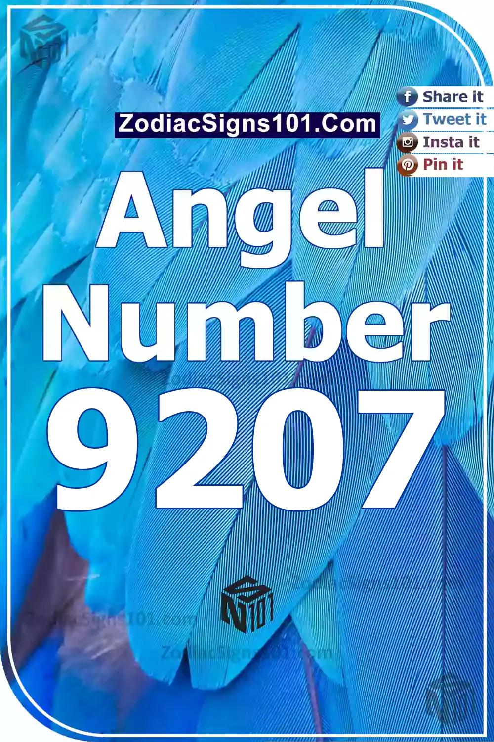 9207 Angel Number Meaning