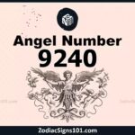 9240 Angel Number Spiritual Meaning And Significance