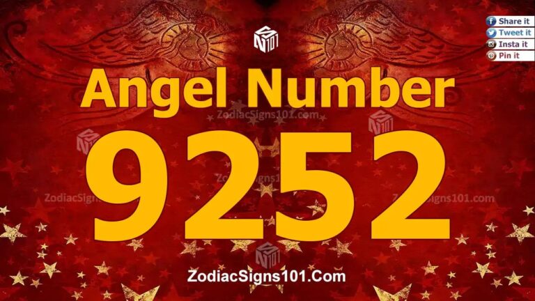 9252 Angel Number Spiritual Meaning And Significance
