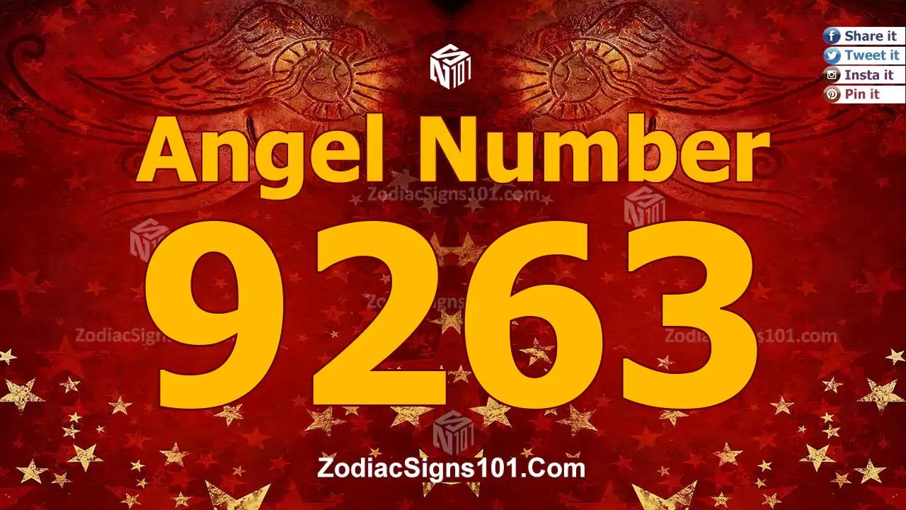 9263 Angel Number Spiritual Meaning And Significance