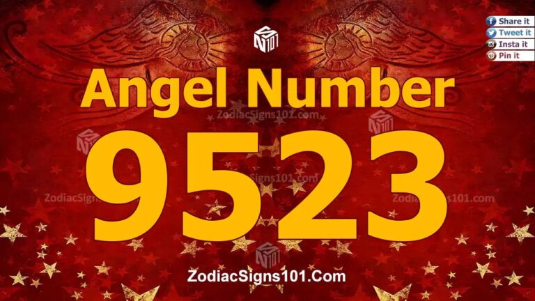 9523 Angel Number Spiritual Meaning And Significance