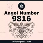 9816 Angel Number Spiritual Meaning And Significance