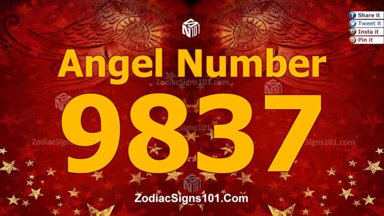 9837 Angel Number Spiritual Meaning And Significance