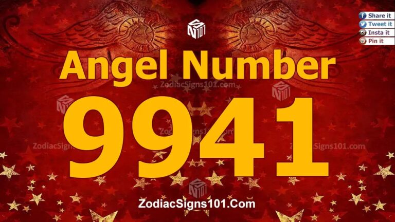 9941 Angel Number Spiritual Meaning And Significance