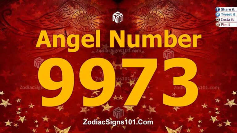 9973 Angel Number Spiritual Meaning And Significance